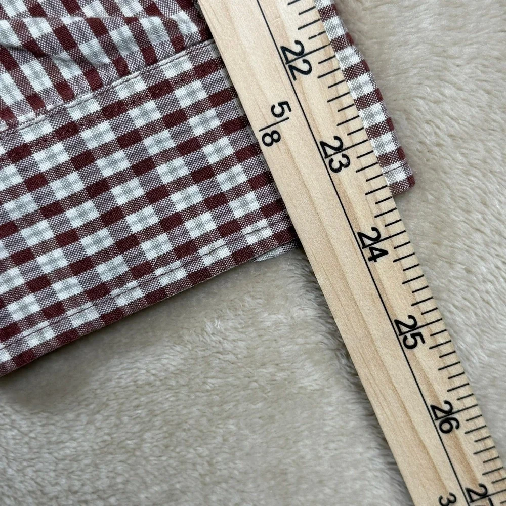 Eddie Bauer Mens‎ Plaid Button Down Shirt Long Sleeve Cotton Size L
